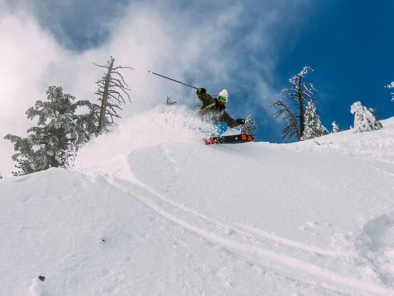 Skier on the slopes